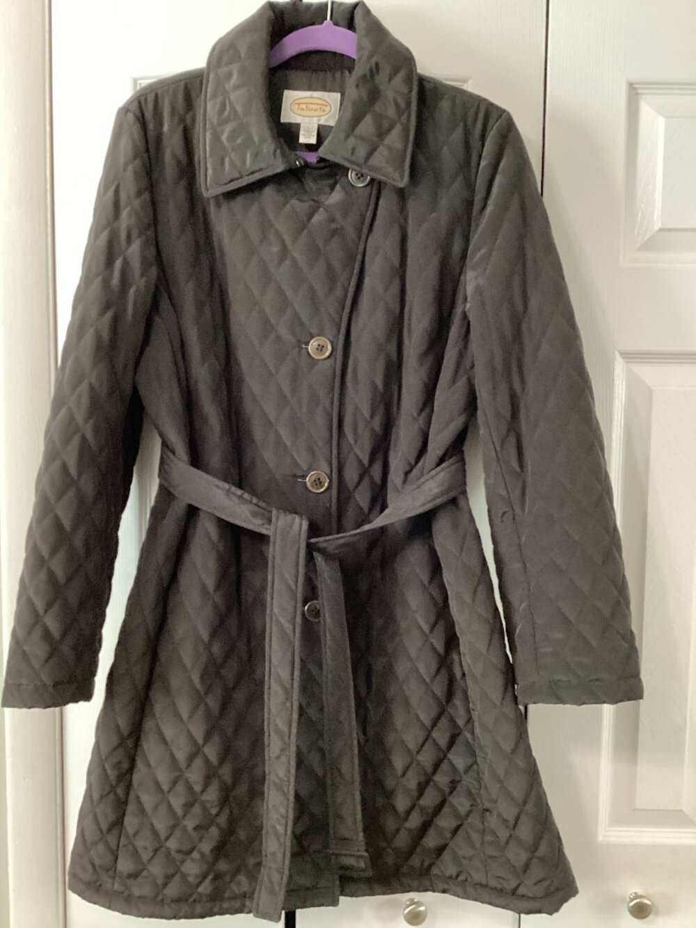 Talbots Long Quilted Coat